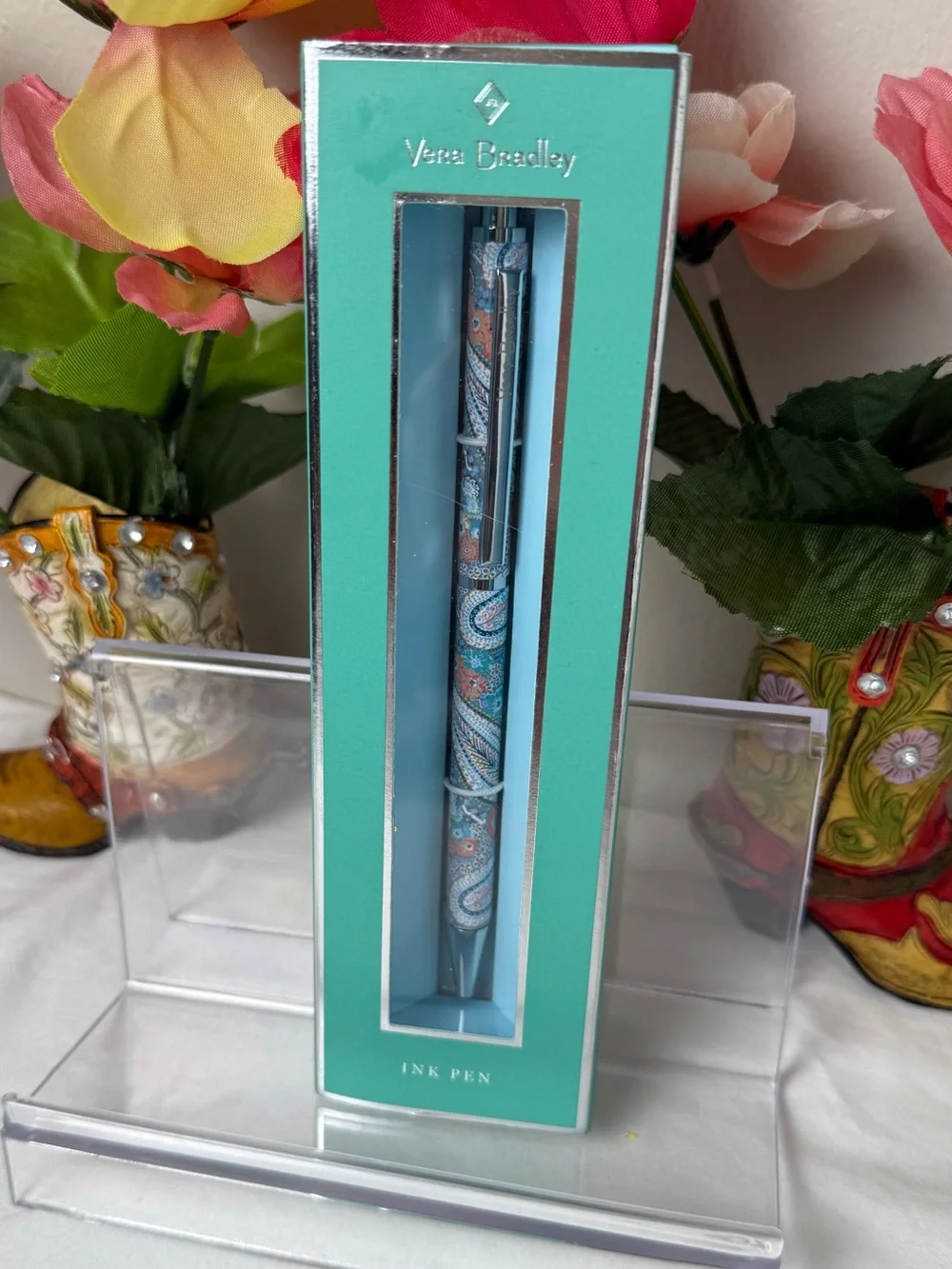 NWT Vera Bradley Citrus Paisley Ball Point Pen